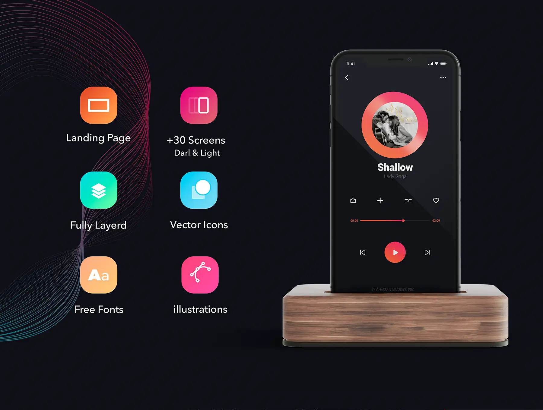Music House Mobile UI Kit 5 music house mobile ui kit3 1