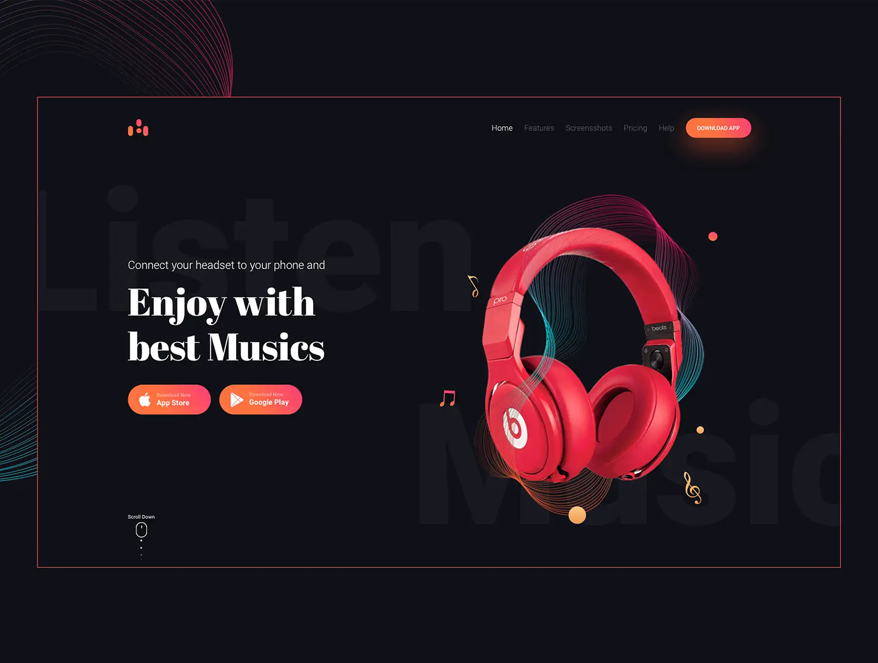 Music House Mobile UI Kit 7 music house mobile ui kit5 1