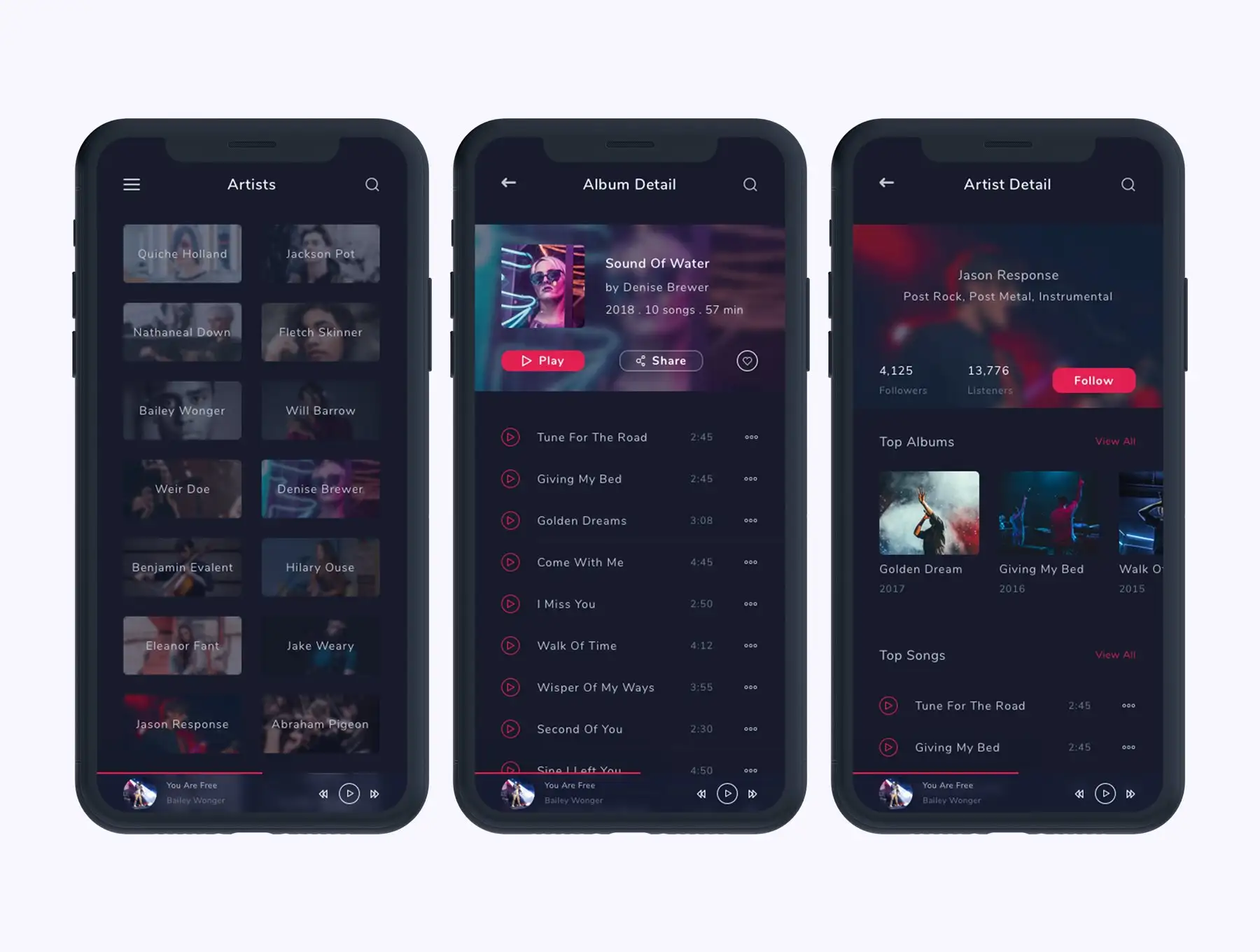Musicly - Music and Podcast App UI Kit 6 musicly music and podcast app ui kit4