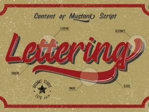 mustank font 3