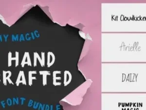 my magic hand crafted font bundle