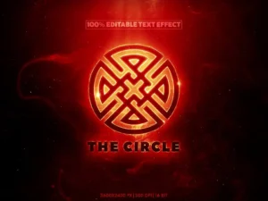 mystic text logo effect