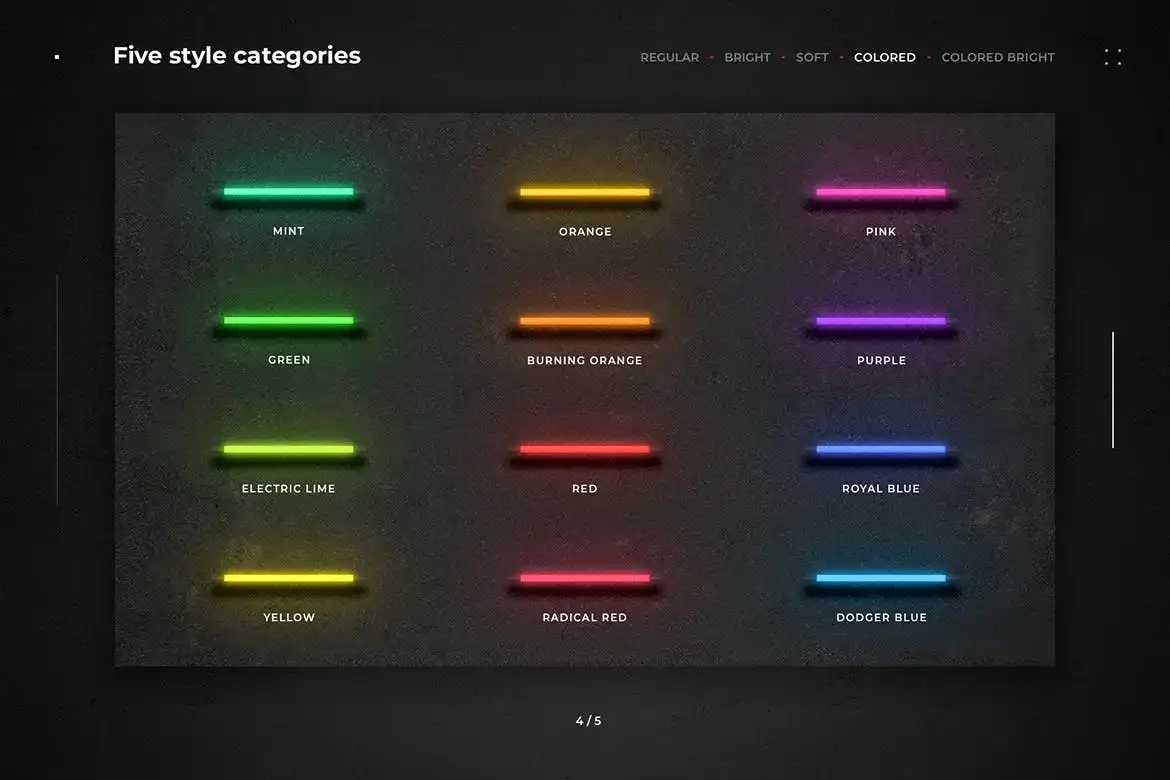 Neon Layer Styles