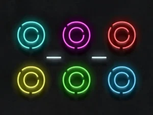 neon sign photoshop effect v