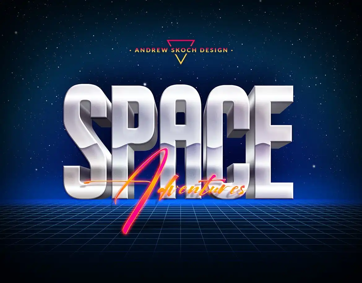 New 80S Text Effects