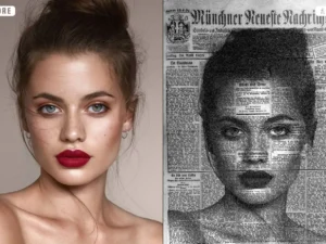 news paper photoshop effect 4