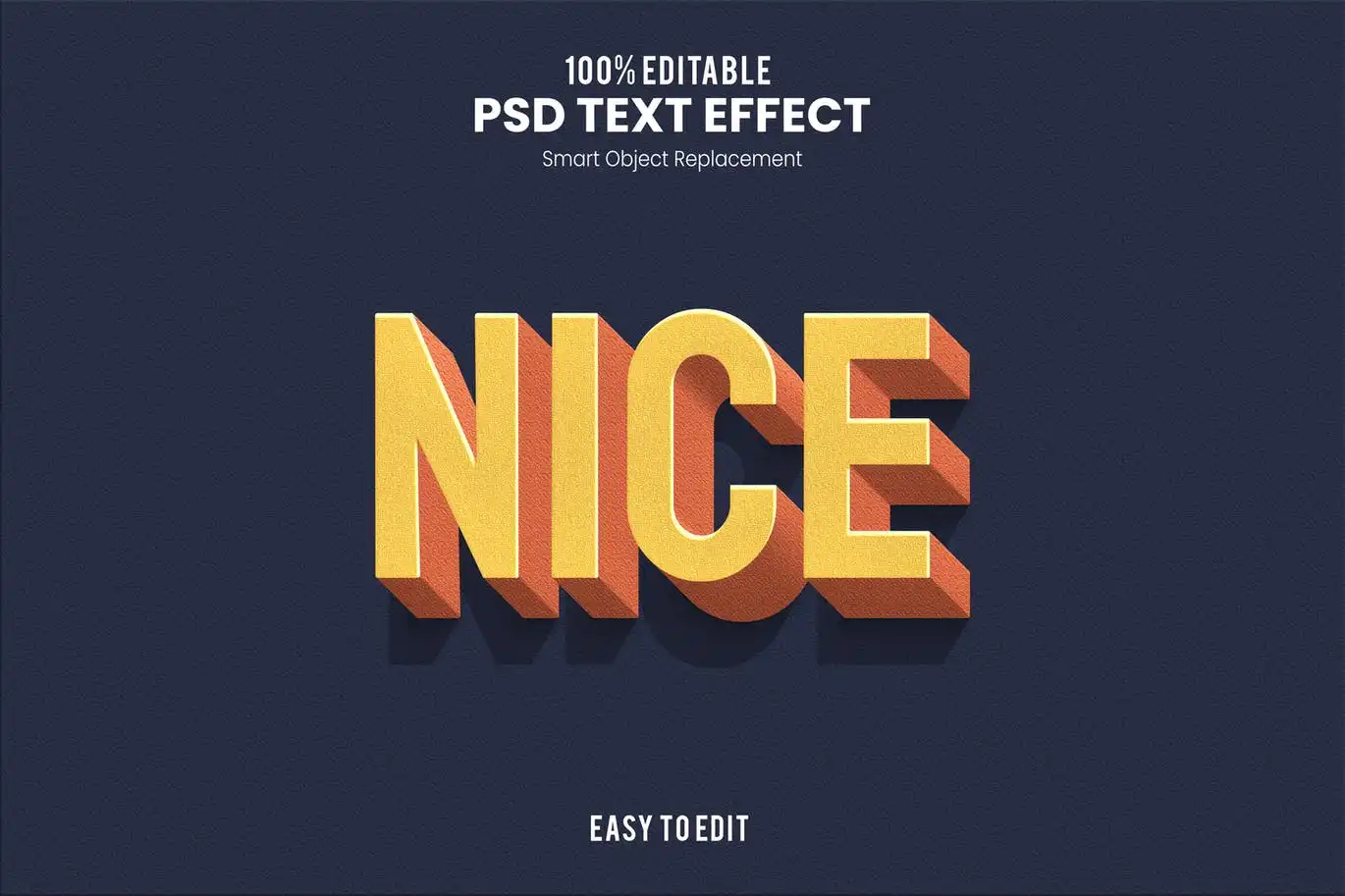Nice-Fun And Bold 3D Text Effect