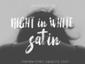 night in white satin