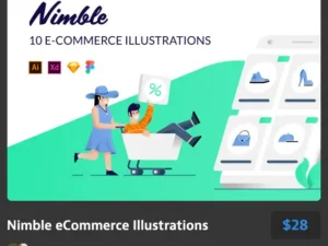 nimble ecommerce illustrations