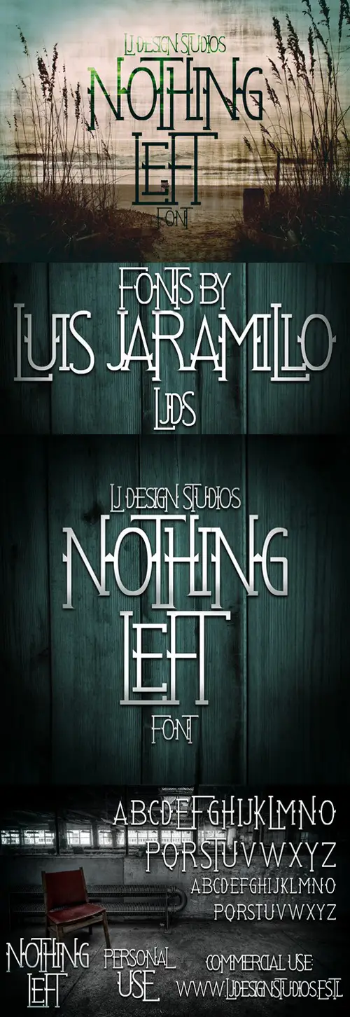 Nothing Left Font 3 nothing left font 5