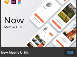 now mobile ui kit