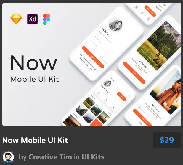 Now Mobile UI Kit