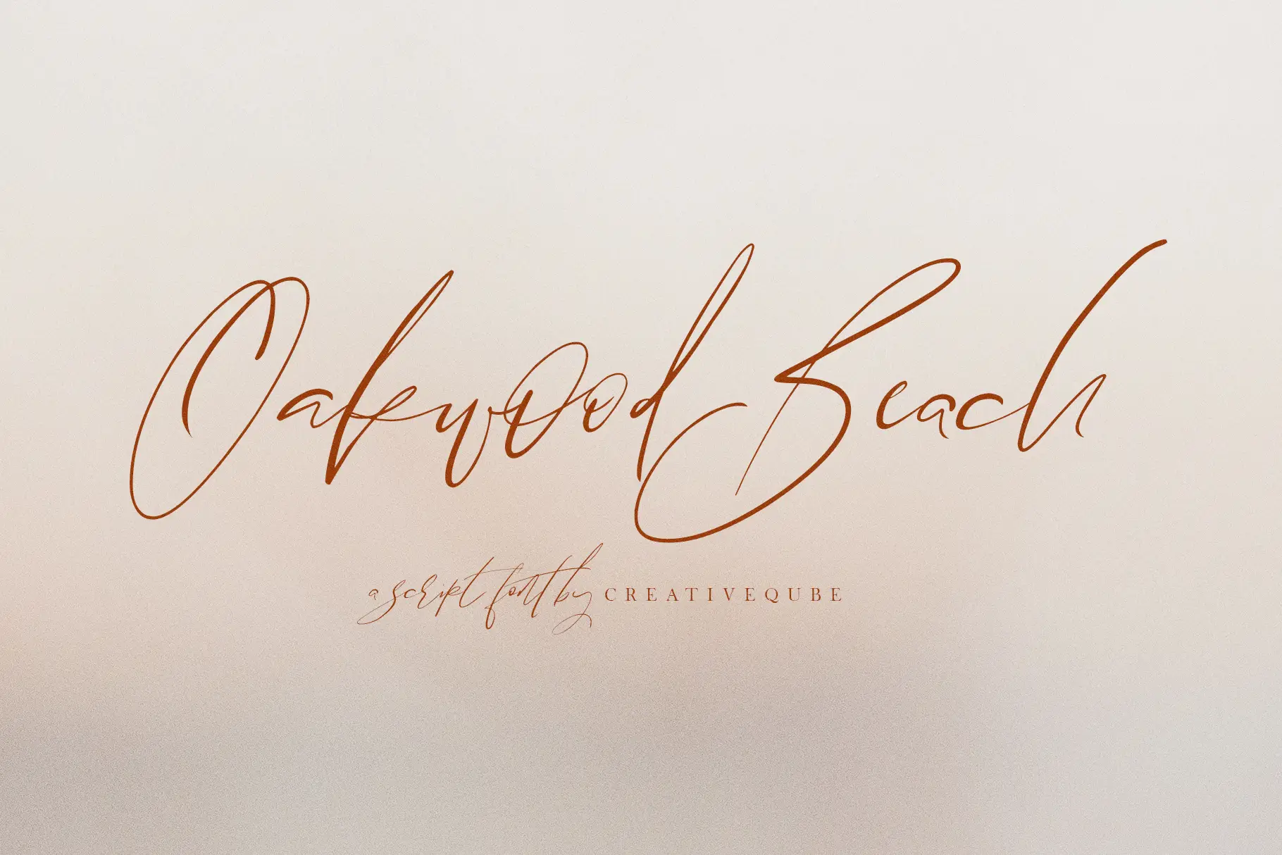 Oakwood Beach Script Font