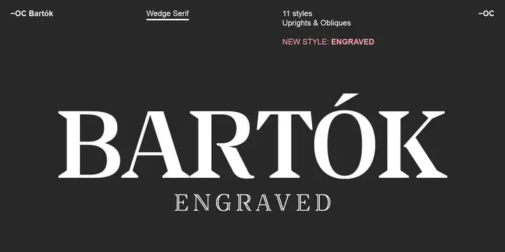 Oc Bartok Font Family (C) Otherwherecollective Extended Latin 4 oc bartok font family c otherwherecollective extended latin