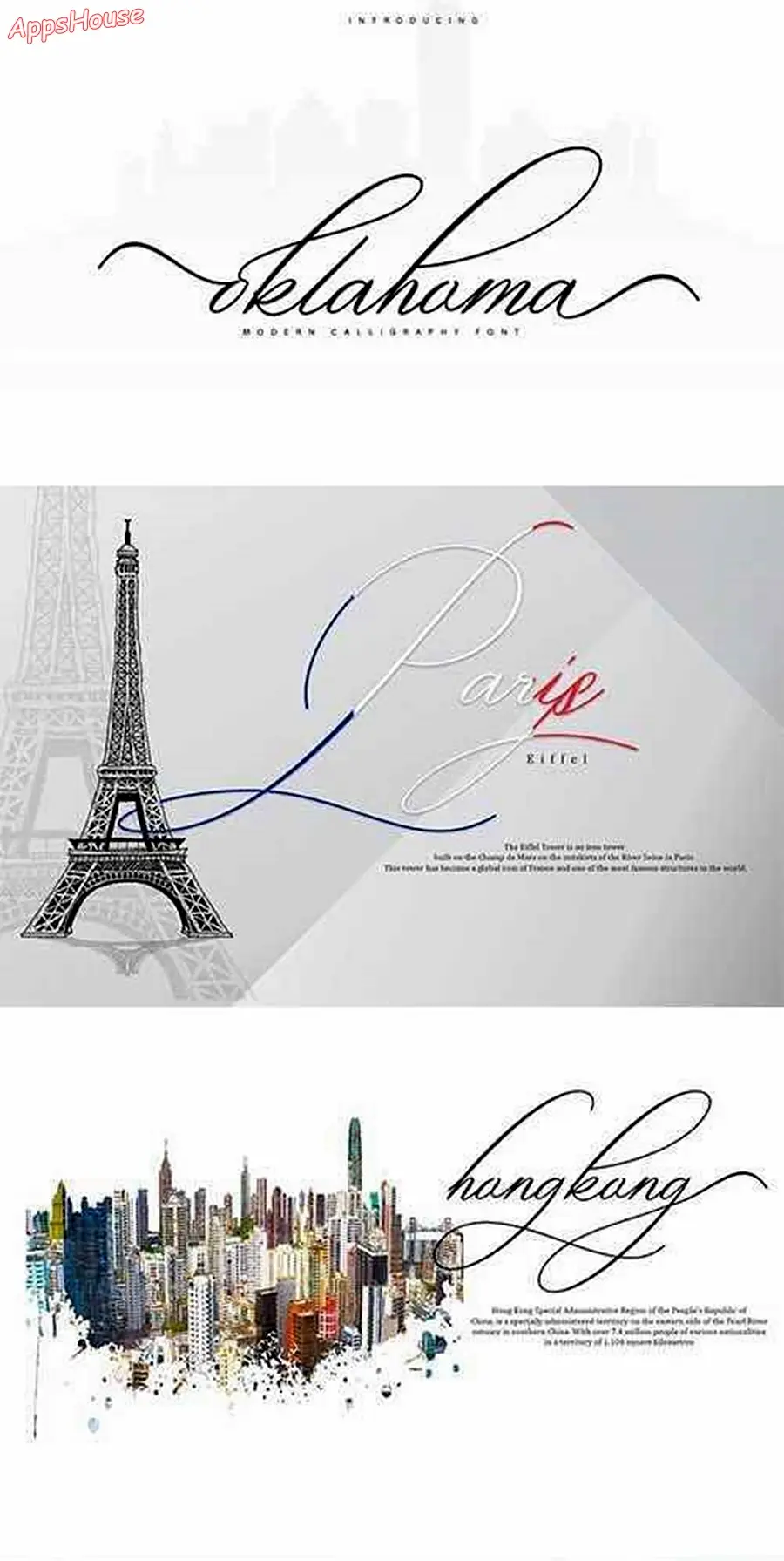 Oklahoma Calligraphy Font