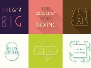 oldrus vector linear font 5