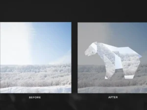 origami shapes photo templates v