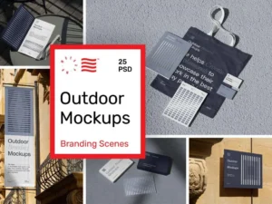 outdoor branding mockups