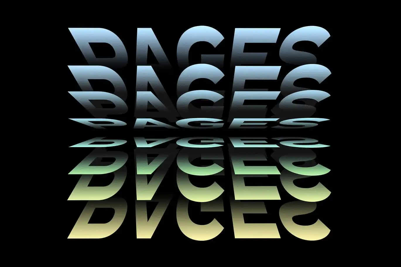 Page Flip Text Effect