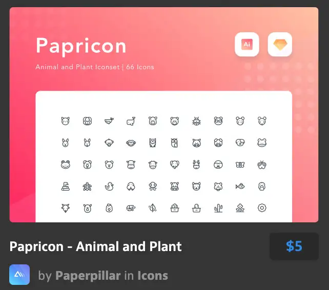 Paperpillar Papricon - Animal and Plant 3 paperpillar papricon animal and plant