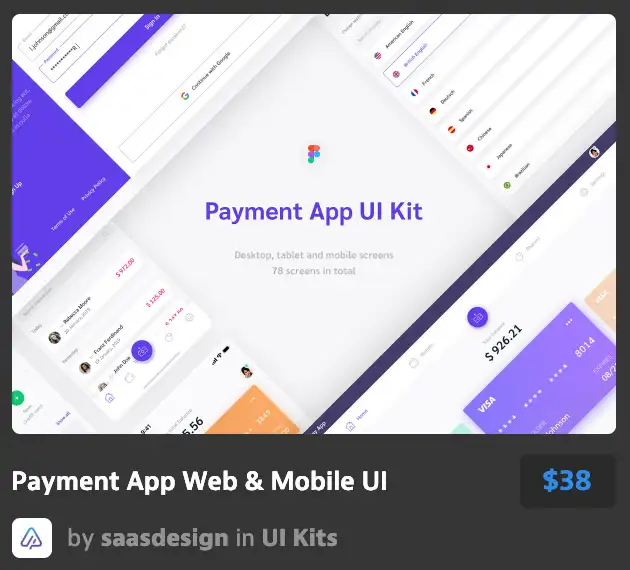 Payment App Web & Mobile UI