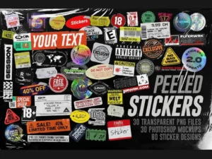 peeled paper stickers