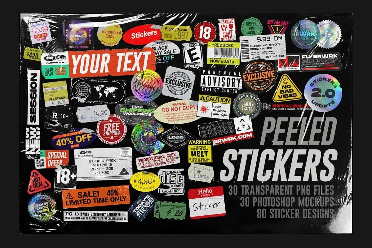 Peeled Stickers