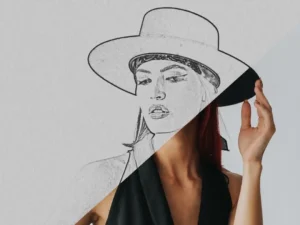 pencil art photo effect