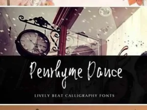 penrhyme calligraphy font