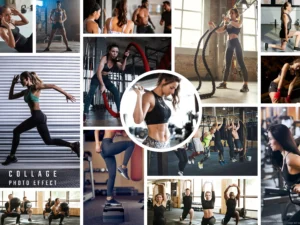 photo collage frame effect mockup 2 1