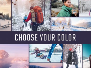 photo collage frame effect mockup 4