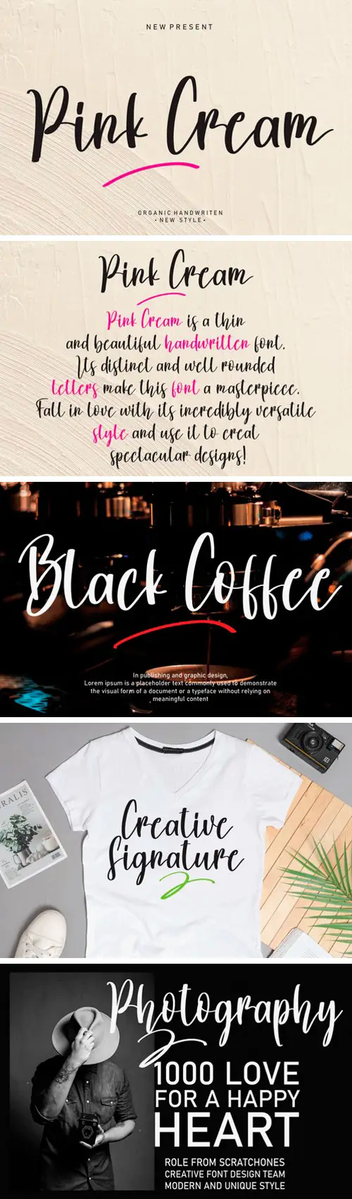Pink Cream Script Font 5 pink cream script font 6