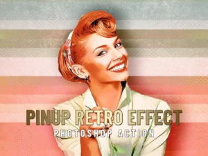 pinup retro effect photoshop action 5