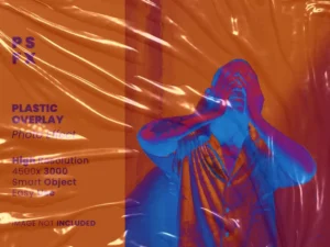 plastic overlay photo effect for photoshop