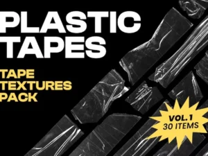 plastic tapes vol1 30 textures pack 1