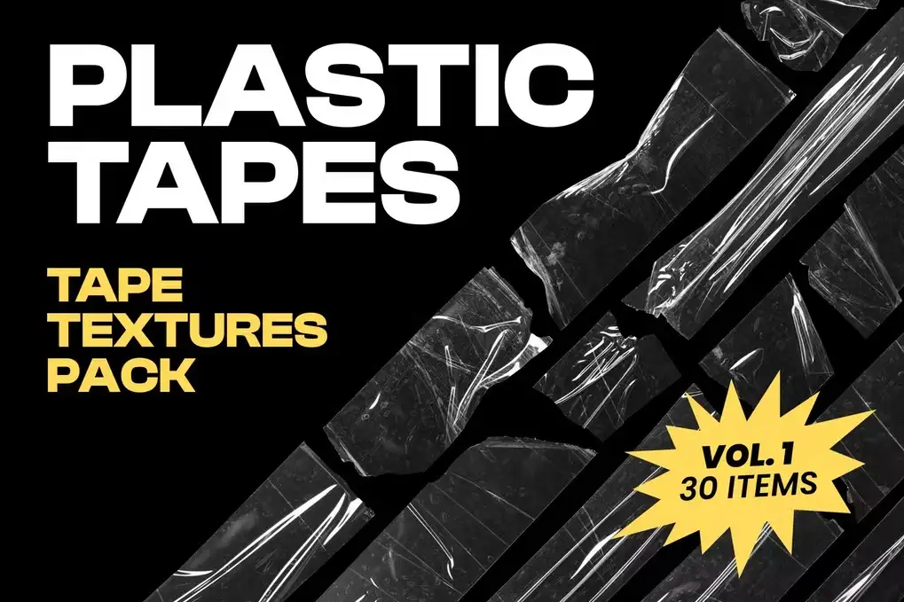 Plastic Tapes Vol1 30 Textures Pack