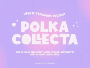 polka collecta bold playful