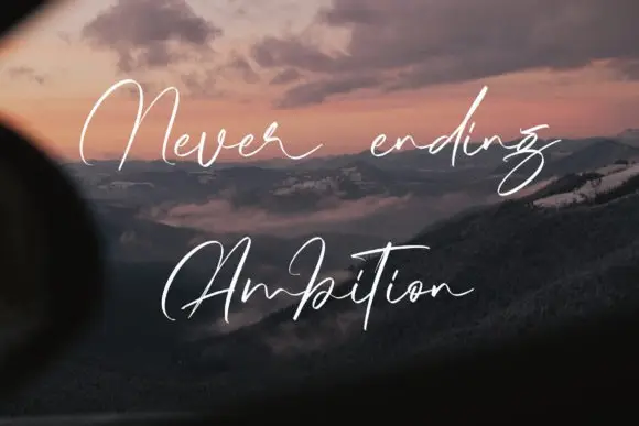 Positively Handwritten Font