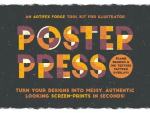 poster press screen print creator 4