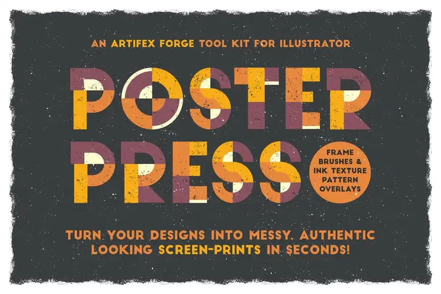 Poster Press Screen Print Creator