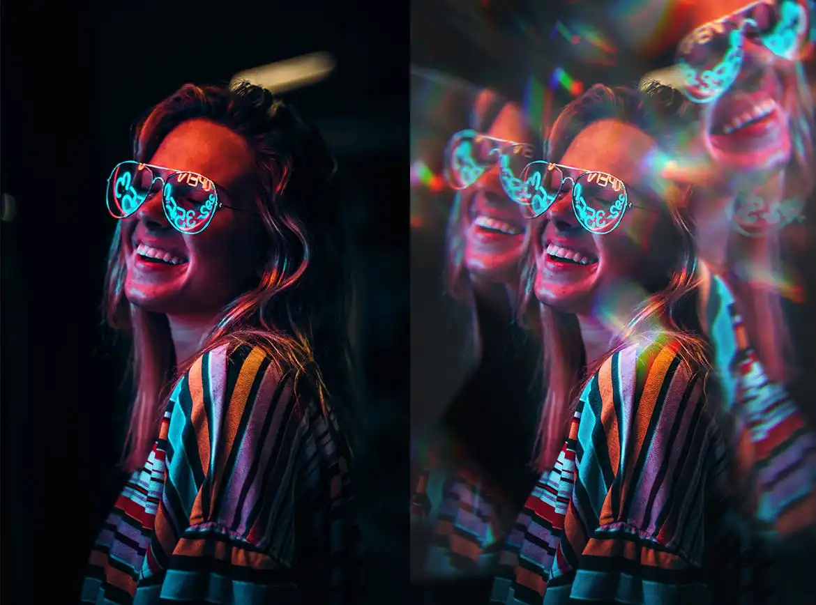 Prism Lens Photo Effect for Photoshop 7 prism lens photo effect for photoshop 6
