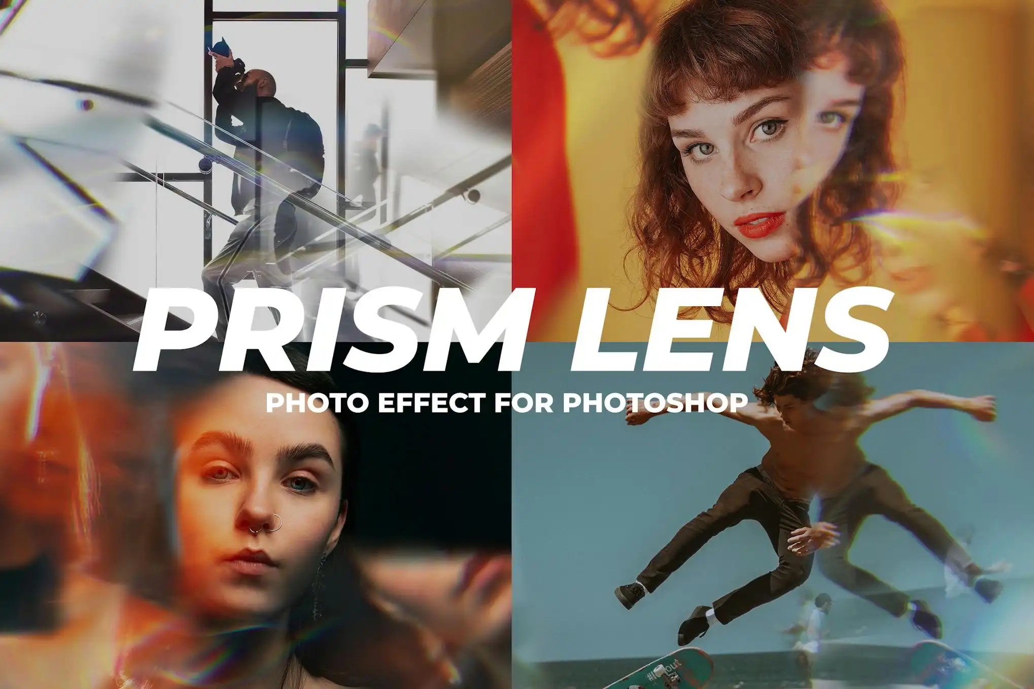 Prism Lens Photo Effect for Photoshop 16 prism lens photo effect for photoshop