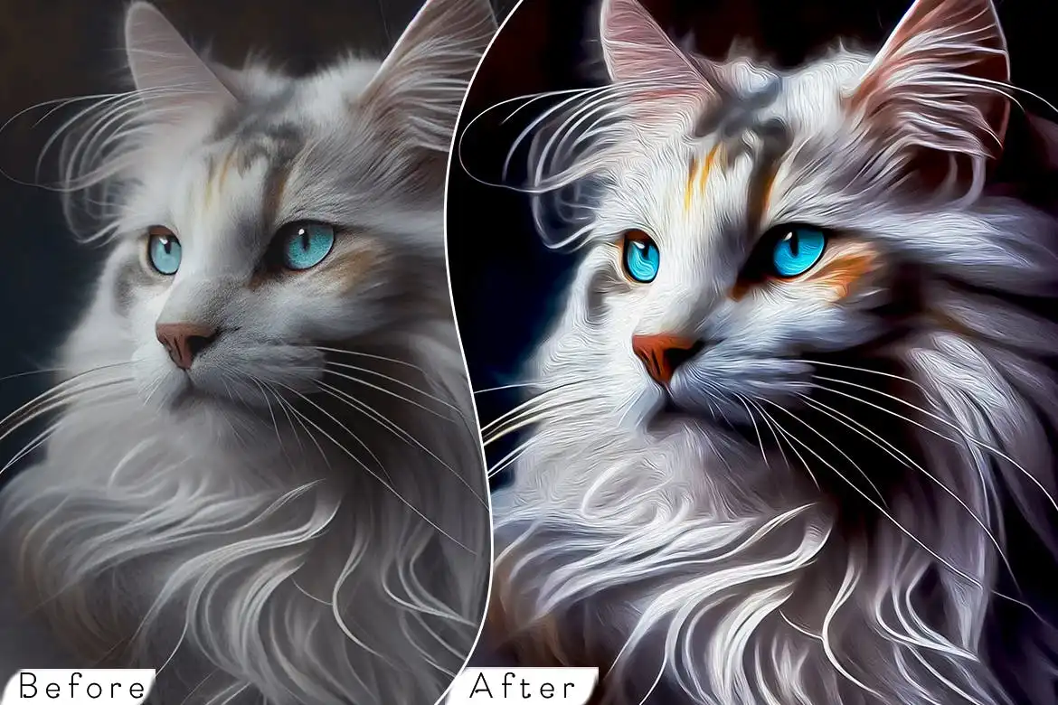 PRO Painted Painting Photoshop Action