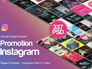 promotion instagram banners ads 337psd