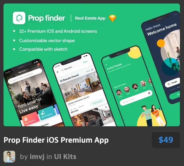 Prop Finder iOS Premium App
