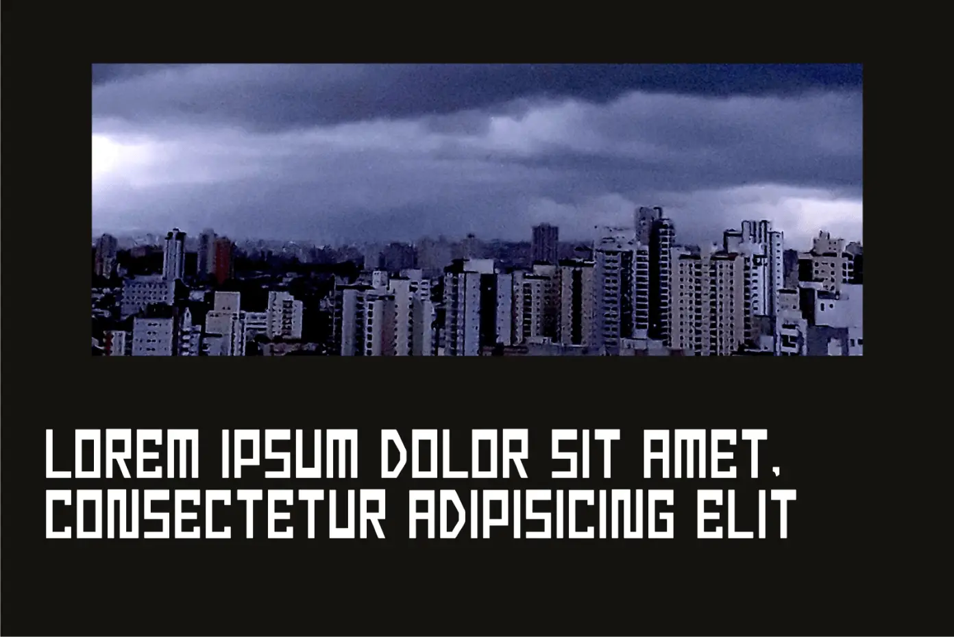Protech Display Font 4 protech display font 3