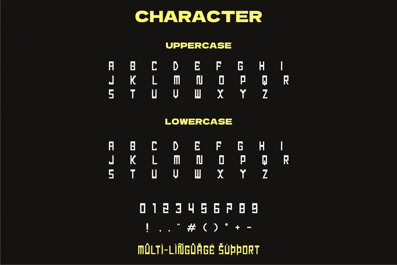 Protech Display Font 5 protech display font 5