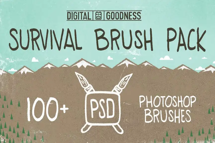 PSD Survival Brush Pack 6 psd survival brush pack 5