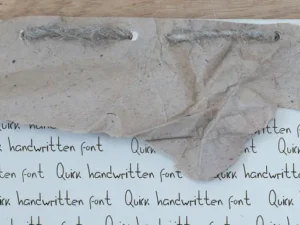 quick handwritten font