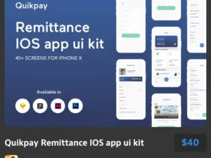 quikpay remittance ios app ui kit